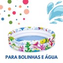 Ver imagem 2 de Piscina Infantil 3 Anéis 100l Inflável para Bolinhas e Água