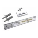 Ver imagem 1 de Kit Trilho para Porta Camarão Branco Metal 90 Centímetros