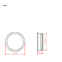 Ver imagem 3 de Embutido Solution Led Round Ø14,8cm 10w 127v Bc