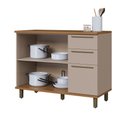 Ver imagem 2 de Balcão de Cozinha 120 cm Munique 2 Portas 3 Gavetas com Tampo 6154.41 Camurça - Indekes