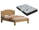 Ver imagem 3 de Cama Casal Lais 100% Mdf para Colchão -super Reforçada - Basoto C/ Colchão Gazin D23:amendoa