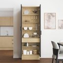 Ver imagem 5 de Cristaleira 2 Portas Reflecta 70cm Nara CabeCasa MadeiraOriginals