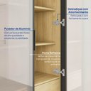 Ver imagem 6 de Cristaleira 2 Portas Reflecta 70cm Nara CabeCasa MadeiraOriginals