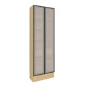 Ver imagem 3 de Cristaleira 2 Portas Reflecta 70cm Nara CabeCasa MadeiraOriginals