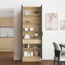 Ver imagem 5 de Cristaleira 2 Portas Reflecta 70cm Nara CabeCasa MadeiraOriginals