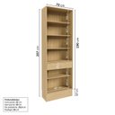 Ver imagem 4 de Cristaleira 2 Portas Reflecta 70cm Nara CabeCasa MadeiraOriginals