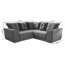 Ver imagem 2 de Sofá de Canto 5 Lugares Moscou Suede