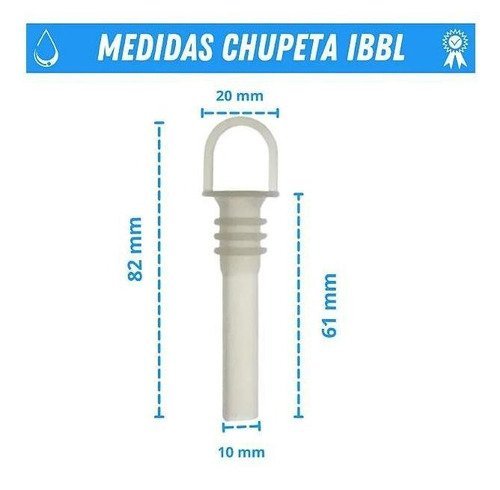 Kit 3 Chupeta Silicone Refresqueira Bbs 1-2 Ibbl - 3