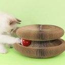 Ver imagem 4 de Arranhador Magico Pet Gato Felino Bola Guizo Brinquedo Multi Formas Dobravel Diversao Entretenimento