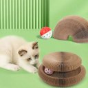 Ver imagem 3 de Arranhador Magico Pet Gato Felino Bola Guizo Brinquedo Multi Formas Dobravel Diversao Entretenimento
