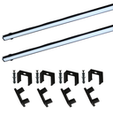 Ver imagem 1 de Perfil Sobrepor Led 18x14mm Preto 2x1m Aprire Ilunato