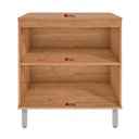 Ver imagem 7 de Cozinha Modular Nina 10 Portas 2 Gavetas MDF-MDP 199cm Amêndoa Móveis Lopas