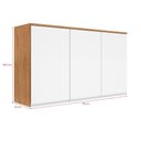 Ver imagem 3 de Cozinha Modular Nina 10 Portas 2 Gavetas MDF-MDP 199cm Amêndoa Móveis Lopas