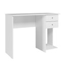 Ver imagem 4 de Conjunto Home Office com Armário 2 Portas e Mesa Escrivaninha Branco - Qmovi