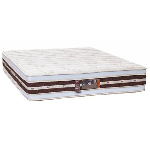 Colchão King Castor Silver Star Air Double Face Pocket Hibrido 193x203x34