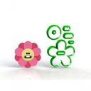 Ver imagem 1 de Cortador Trolls - Flor Modular Tamanho 5 Cm
