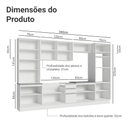 Ver imagem 4 de Armário de Cozinha Completa 340cm Branco Glamy Madesa 01