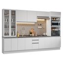 Ver imagem 3 de Armário de Cozinha Completa 340cm Branco Glamy Madesa 01