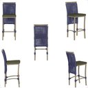 Ver imagem 5 de Mesa Bistro e 4 Banquetas Roma Fendi Corda Náutica 13 Trama Original