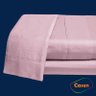 Jogo de Lençol 4 pçs Casal 400 fios Ponto Palito King Cor:Rosê - 5