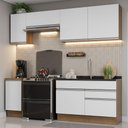 Ver imagem 1 de Armário de Cozinha Completa 240cm Rustic/Branco Glamy Madesa 07