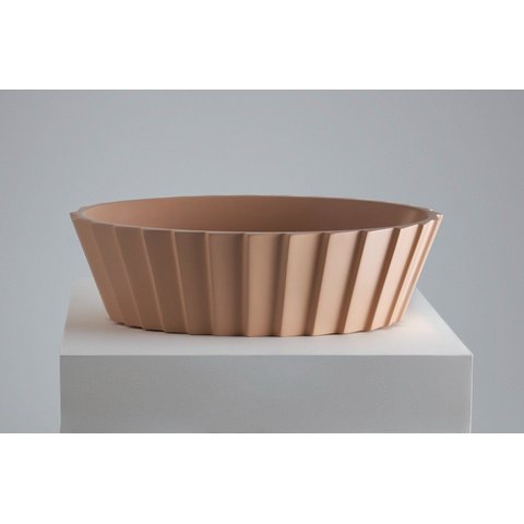 Cuba de Concreto Artesanal de Sobrepor 3d - Modelo Plisse