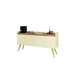 Buffet Gold 4 Portas - Pérola / Mel - 2