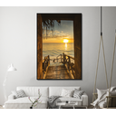 Ver imagem 1 de Quadro Decorativo por do Sol