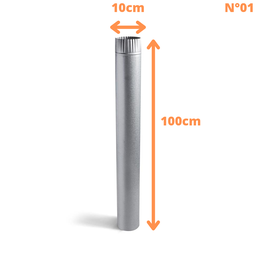 Kit Chaminé para Fogão de Chapa Galvanizada Olibox - 2