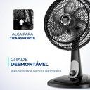 Ver imagem 5 de Ventilador de Mesa Mondial Turbo 6 Pás 30cm 60w 220v Preto - Vt-30-nb