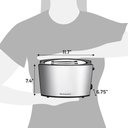 Ver mais imagens de Elite Gourmet Ect2428 Torradeira 2 Fatias Extra Larga 1,25” Preto