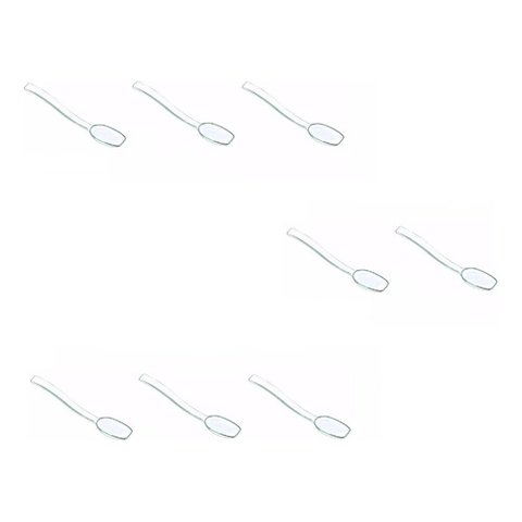 Conj 10 Colheres em Policarbonato Transparente 20,5 Cm Cambro Spo8cw135