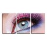 Quadro canvas 55x110 íris colorida olho arte - 1