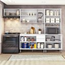 Ver imagem 3 de Cozinha Compacta Paneleiro Nina 4 Modulos Branco
