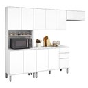 Ver imagem 1 de Cozinha Compacta Paneleiro Nina 4 Modulos Branco