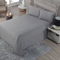 Jogo de Cama Casal Queen com Colcha e Porta Travesseiro - 2