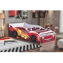 Ver imagem 2 de Cama Infantil Carro Confortável Resistente Vermelho Único
