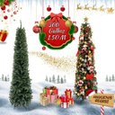 Ver imagem 1 de Árvore de Natal Slim 1,5m 300 Galho Pinheiro Canadense Cheia Luvinco