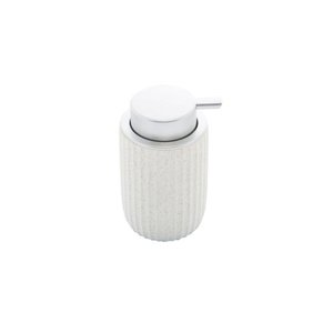 Dispenser para Sabonete Líquido em Cerâmica Nórdico 300ml Lyor Branco