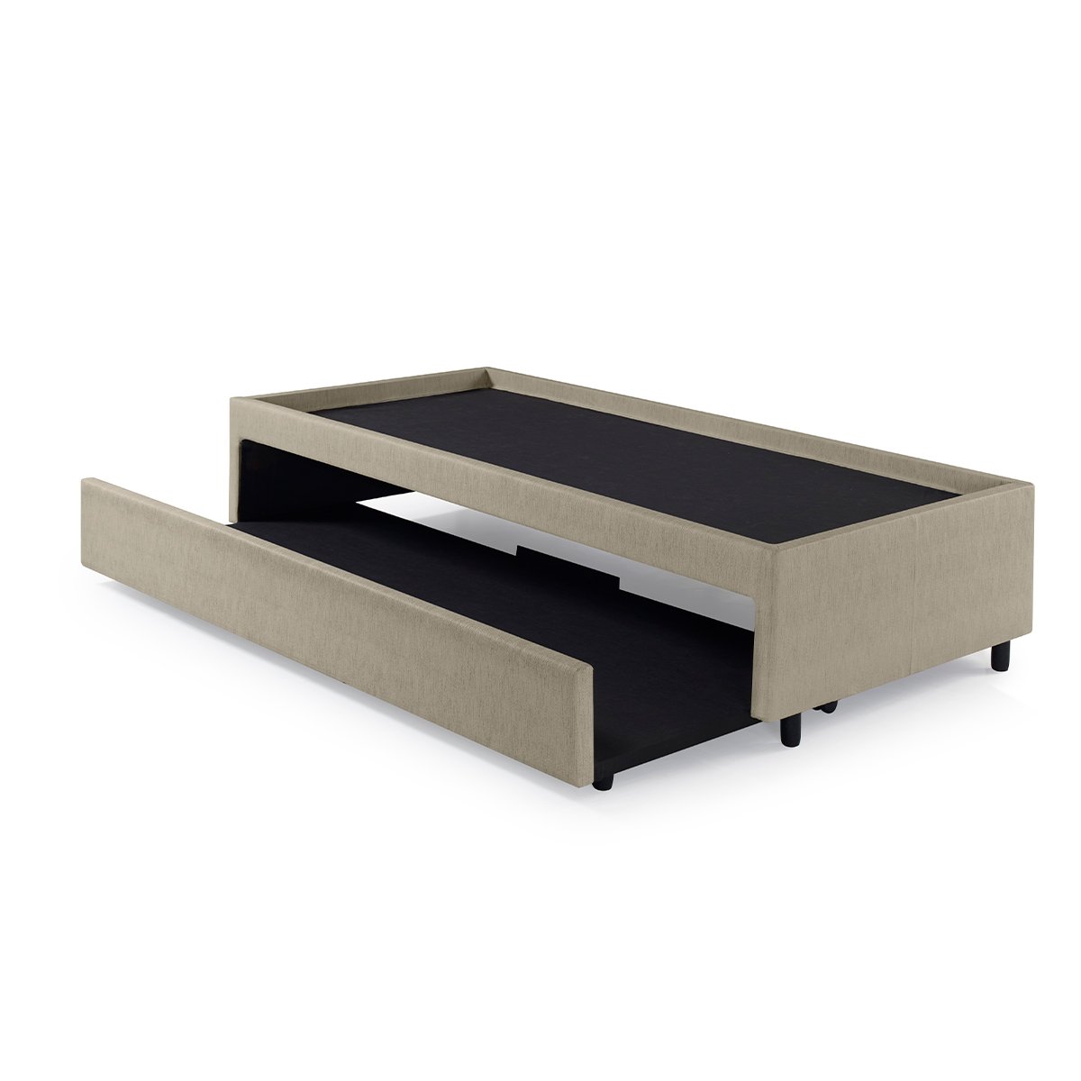 Bicama Box para Dois Colchões Solteiro 88x188 Corino Linho - 9
