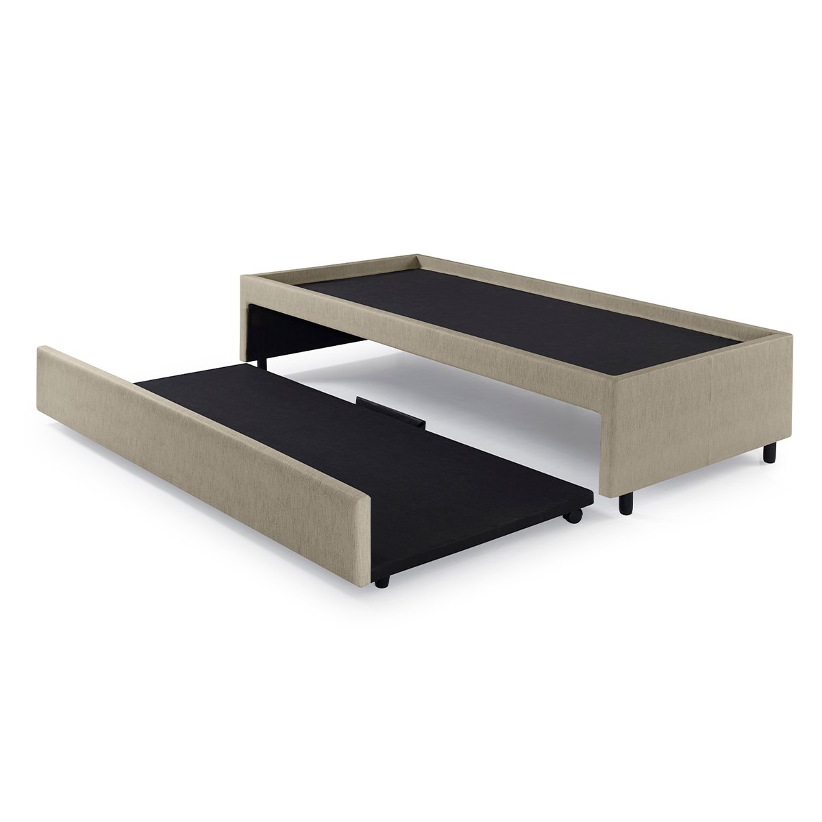 Bicama Box para Dois Colchões Solteiro 88x188 Corino Linho - 2