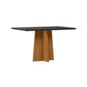 Ver imagem 3 de Conjunto Sala de Jantar Mesa Anitta 135x90 com 4 Cadeiras Mariah Ype/preto/veludo Cinza - Nc