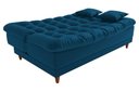 Ver imagem 4 de Sofá Cama Duda Veludo Azul Matrix Sala Premium Original 3 Lugares