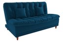 Ver imagem 1 de Sofá Cama Duda Veludo Azul Matrix Sala Premium Original 3 Lugares