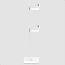Ver imagem 5 de Porta Papel Higiênico de Chão Duplo Suporte Para Papel Oslo:Branco