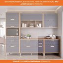 Ver imagem 5 de Balcão de Cozinha 100%mdf 80cm 1 Porta Basculante 1 Gaveta Eloise Mgm Móveis Freijó/titanium