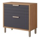 Ver imagem 1 de Balcão de Cozinha 100%mdf 80cm 1 Porta Basculante 1 Gaveta Eloise Mgm Móveis Freijó/titanium