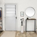 Ver imagem 2 de Porta de Alumínio Basculante Lado Esquerdo 210x80cm Branco Allo Esquadrias