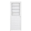 Ver imagem 1 de Porta de Alumínio Basculante Lado Esquerdo 210x80cm Branco Allo Esquadrias