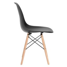 Conjunto de Mesa Redonda Eames 100cm Preto + 4 Cadeiras Eiffel Dsw Preto - 5